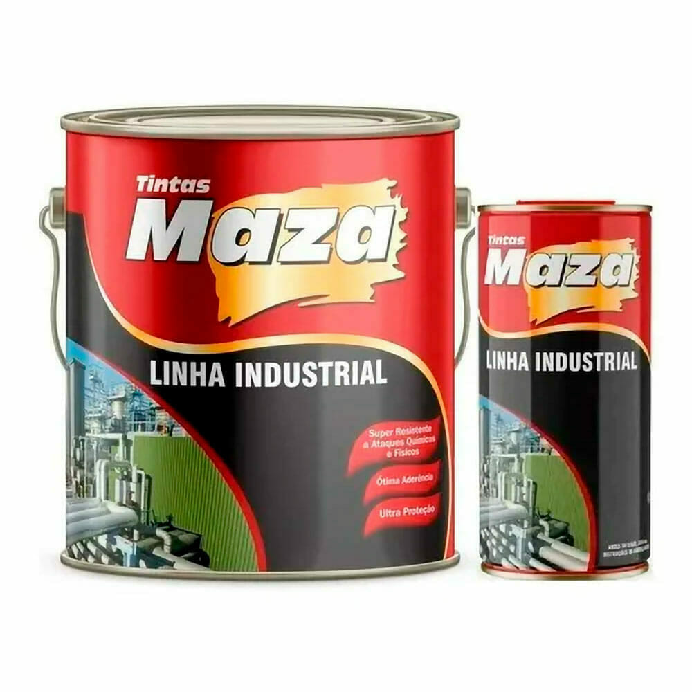 Massa Epoxi Bi-componente Branco Kit Maza 3,6 Litros – Shop das Tintas