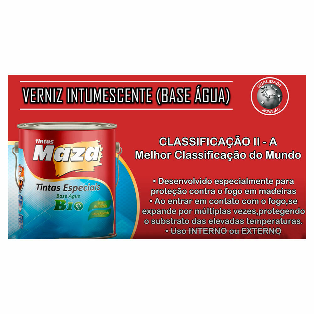 Verniz Anti Chamas Fosco Maza 3,6 Litros Com Certificação – Shop